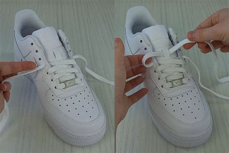 nike air force 1 auf schneiden|how to lace air force shoes.